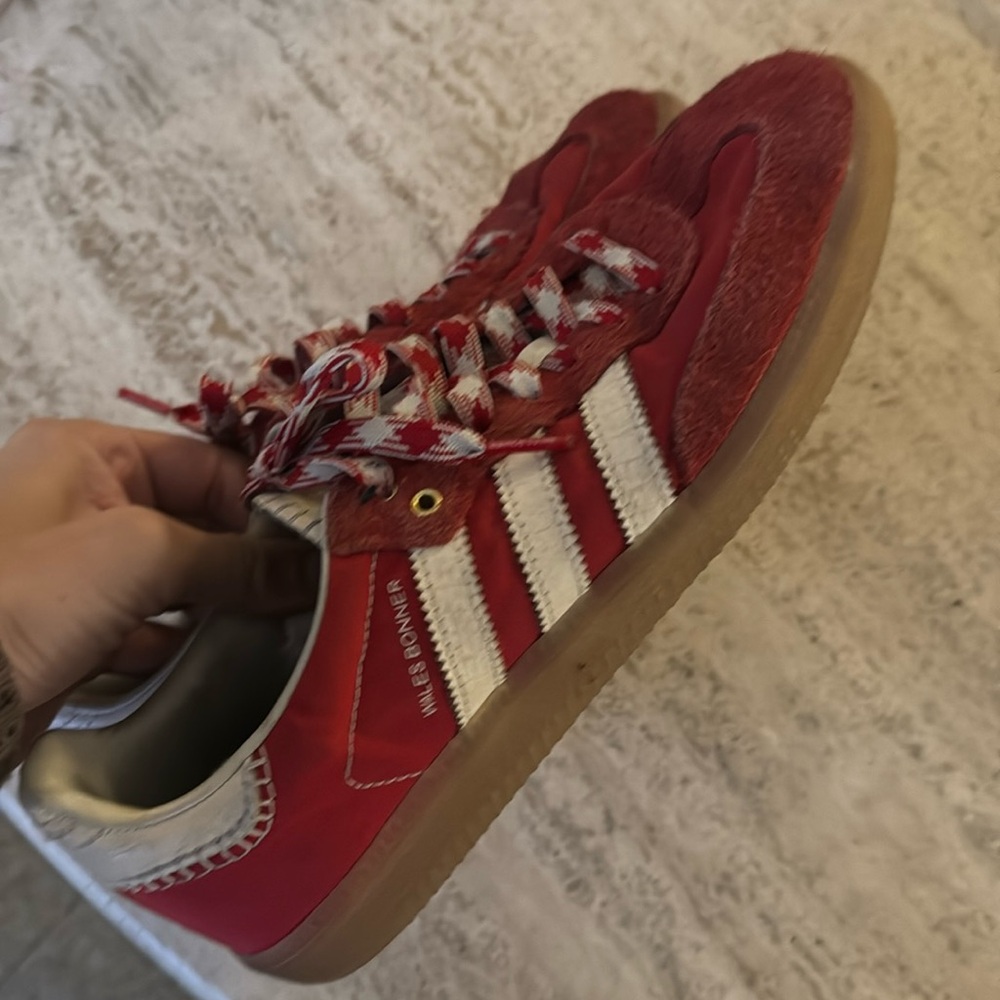 Adidas & Wales Bonner Samba Red 8.5 Mint